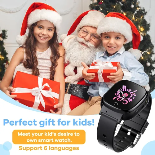 Vista 7 de Reloj inteligente para niños con 26 videojuegos, cámara selfie, reproductor de video, podómetro, cronómetro, reloj despertador, linterna, calendario
