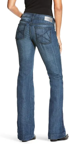 Vista 2 de Pantalones vaqueros para mujer de la marca Ariat Azul