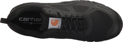 Vista 5 de Carhartt Botas industriales Oxford Black Lightweight Hiker SteelToe CMO3251 para hombre, Malla negrasintética.