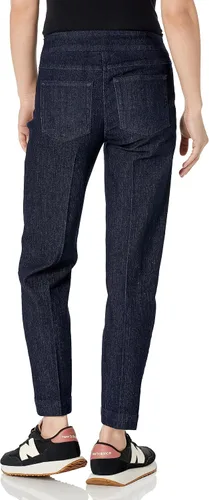 Vista 2 de SLIM-SATION Pantalones tobilleros pequeños de banda ancha para mujer