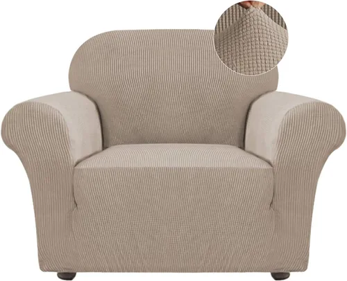 Vista 78 de Turquoize Funda elástica para silla reclinable, funda para sofá reclinable, funda de sofá de 1 pieza con bolsillo lateral, funda protectora