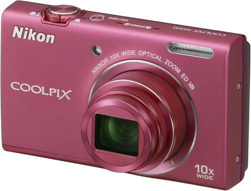 Vista 4 de Nikon COOLPIX S6200 cámara digital de 16 megapíxeles con aumento óptico 10x, lente de vidrio NIKKOR ED y video HD 720p (Negro)