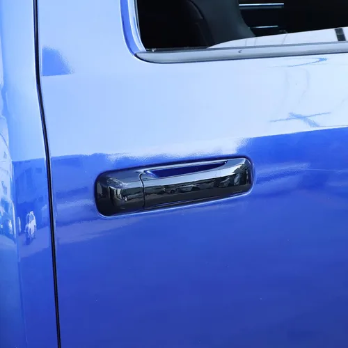 Vista 7 de Hoolcar Cubierta exterior para manija de puerta exterior para Dodge Ram 2010-2017, color negro