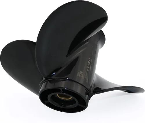 Vista 7 de CAPTAIN Hélice fuera de borda de aluminio para motores Evinrude/Johnson 8-15HP 13Tooth Spline RH