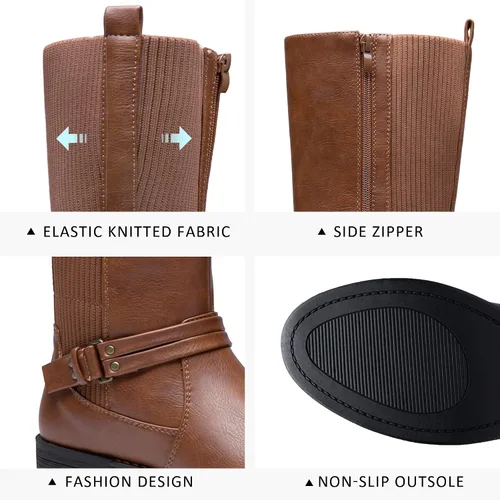 Vista 4 de Vepose Botas altas hasta la rodilla de equitación 955 Comfort para mujer