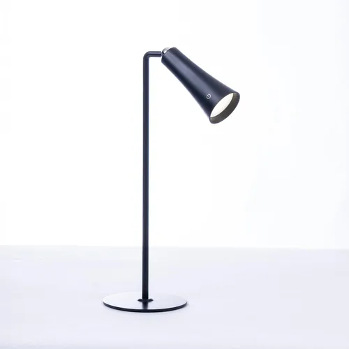 Vista 7 de Lámpara de flauta - Escritorio LED recargable 4 en 1, pared, lámpara de abrazadera y linterna con base magnética, brillo de 4 niveles, brazo
