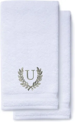 Vista 19 de Toallas de mano decorativas y con monograma para baño, cocina, maquillaje Regalo personalizado para boda-nupcial Toalla turca de lujo