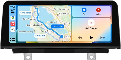 Vista 10 de PEMP F30 Pantalla Android 1920x720 HD, Qualcomm 8 núcleos 4+64GB CarPlay Android Auto Utilice el Bluetooth OEM para obtener el sonido, para BMW F30