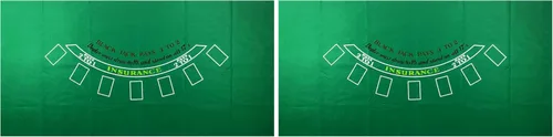 Vista 9 de Juego de mesa de ruleta de fieltro – 36 x 72 pulgadas, rectangular, estilo Las Vegas, color verde, para póquer, ideal para juegos de póquer, eventos