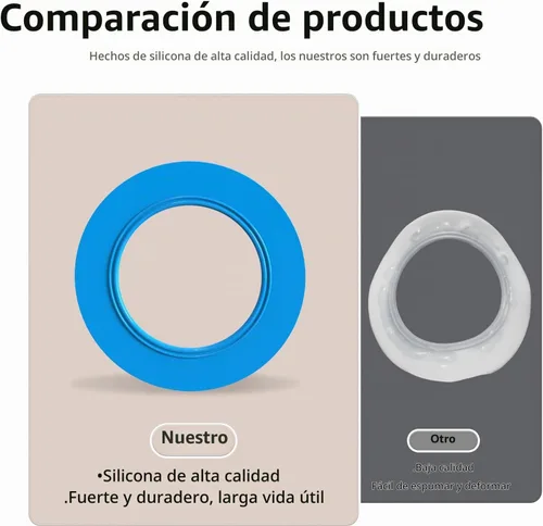 Vista 3 de Sello de válvula de descarga para inodoro American Standard y Eljer, paquete de 3 piezas de inodoro para 7301111-0070A Kit de repuesto de válvula