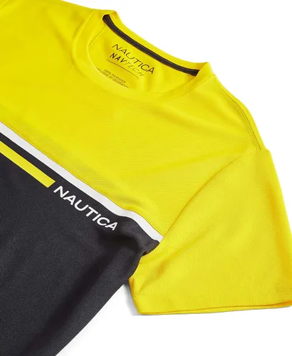 Vista 3 de Nautica Camiseta Navtech Colorblock para hombre
