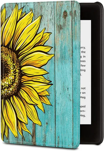Vista 22 de BVDIKMI Funda para Kindle de 6 pulgadas (versión 11ª generación 2022), funda delgada de piel sintética con encendido y apagado automático para Retro