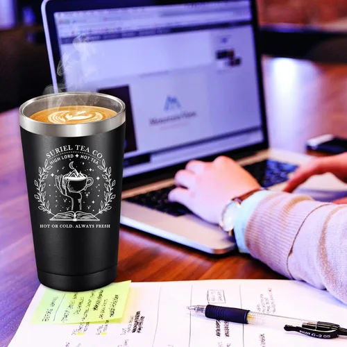 Vista 7 de BIRGILT Suriel Tea Co Velaris Taza 20oz - Regalos de Mercancía Acotar para Lectores Amantes de los Libros Mujeres - Taza de A Court of Thorns and