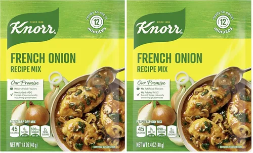 Vista 10 de Knorr Mezcla de sopa y receta de cebolla francesa para sopas, salsas y comidas simples Sin sabores artificiales 1.4 oz Para sopas calientes