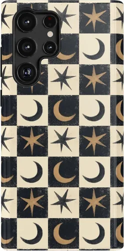 Vista 355 de Casely Funda para Galaxy S9 Postura de cadáver Yoga de esqueleto Diseño protector delgado esencial de doble capa