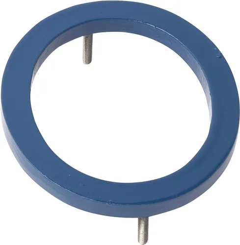 Vista 6 de Montague Metal Products MHN-04-F-SB1-1 Números de casa de dirección flotantes modernos de aluminio cepillado sólido, 4 pulgadas, azul marino