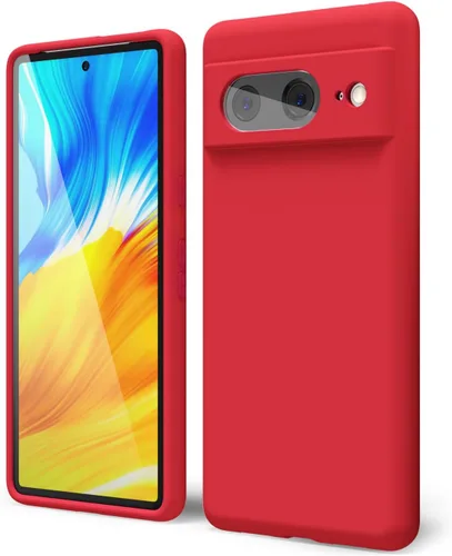 Vista 168 de oakxco para Google Pixel 6A Funda de teléfono de silicona líquida, diseño estético lindo y delgado para mujer y niña, cubierta de gel suave, lisa