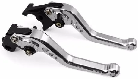 Vista 9 de Keewor Palancas de embrague de freno corto ajustables CNC para Kawasaki VULCAN/S 650cc 2015-2016 VERSYS 1000 2015-2016 VERSYS (650cc) 2015-2016 gris