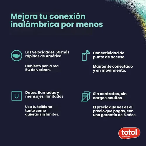 Vista 4 de Total Wireless iPhone 11, 64GB, Negro - Teléfono inteligente prepago (bloqueado)