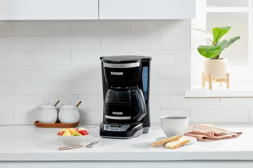 Vista 14 de BLACK+DECKER 12-Cup Drip Coffee Maker with Vortex Brewing Negro