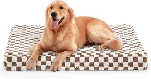 Vista 11 de JOEJOY Cama para Perros Medianos, Cama Ortopédica Grande para Perros con Funda Lavable Extraíble, Linda Cama de Felpa Moderna y Espuma Viscoelástica