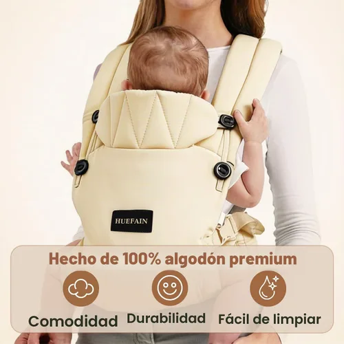 Vista 4 de Portabebés (7 a 44 libras), portabebés suave y transpirable con soporte ajustable, diseño ergonómico para posicionamiento de cadera, cómodo soporte