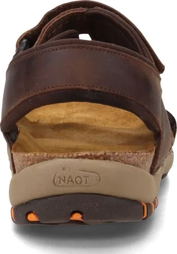 Vista 4 de NAOT Footwear - Sandalia eléctrica para hombre, cuero de bisonte.
