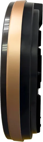 Vista 5 de SEIKO QXM601BRH - Reloj de pared con péndulo giratorio de 12 melodías en movimiento, oro rosa
