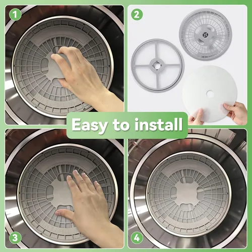 Vista 6 de Imncya 20 piezas de filtros de secadora de tela compatibles, juego de filtros de repuesto para secadora de tela incluye 16 filtros de escape