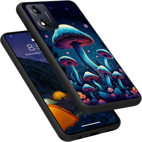 Vista 147 de Funda para Motorola Moto G Play 4G 2024, delgada y ligera, de silicona de TPU suave, color negro, ultrafina, para Motorola Moto G Play 4G 2024, Art