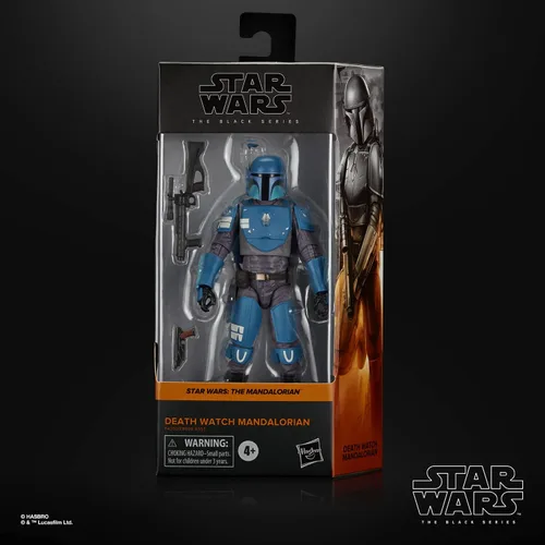 Vista 2 de STAR WARS The Black Series Death Watch Mandalorian Toy - Figura de acción coleccionable de The Mandalorian de 6 pulgadas, para niños de 4 años