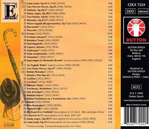 Vista 2 de Cyril Scott Lotus Land, Complete Piano Music, Vol. 5