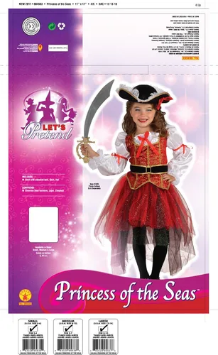 Vista 2 de Disfraz Rubie's Let's Pretend Princess Of The Seas