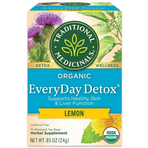 Vista 16 de Traditional Medicinals Té, hoja y raíz de diente de león orgánico, apoya la función renal y la digestión saludable, 48 bolsas de té (paquete de 3)