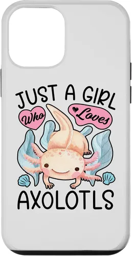 Vista 16 de Just A Girl Who Loves Axolotls Axolotl Lovers Funny Kawaii Case for iPhone 16