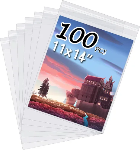 Vista 10 de Paquete de 10 tableros de respaldo solamente – Tablas de base blancas sin cortar de 11 x 14 pulgadas, sin ácidos y con núcleo blanco, ideal