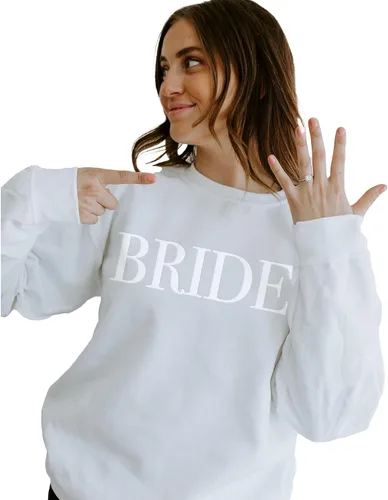 Vista 10 de Sudadera de Novia, Regalo de Compromiso, Futura Sra., Regalo para la Futura Novia, Regalo de Despedida de Soltera en Relieve, Prometida