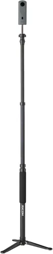 Vista 7 de Ricoh Theta Stand TD-1: soporte monopie compacto estable y versátil que es