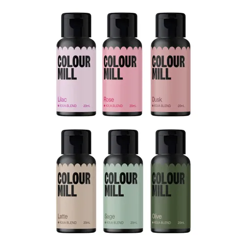 Vista 63 de Colour Mill Aqua Blend Colorante de alimentos a base de agua, 20 mililitros - Colección completa - Todos los 60