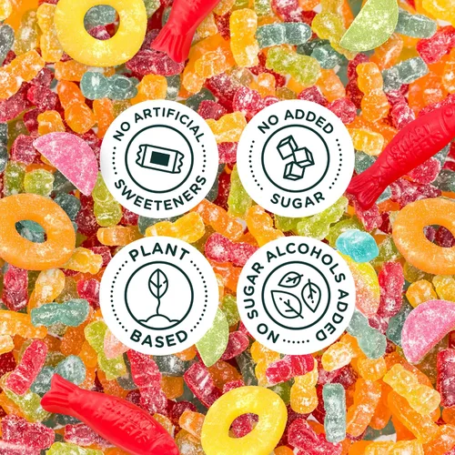 Vista 4 de SmartSweets - Paquete variado para adultos, dulces con bajo contenido de azúcar y calorías, idea de regalo de Año Nuevo, paquete de cuidado