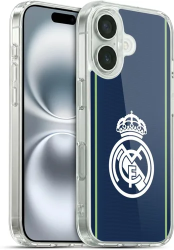 Vista 63 de Head Case Designs Funda de gel con licencia oficial del Real Madrid CF azul [protección de grado militar] compatible con Apple iPhone 7 Plus/iPhone