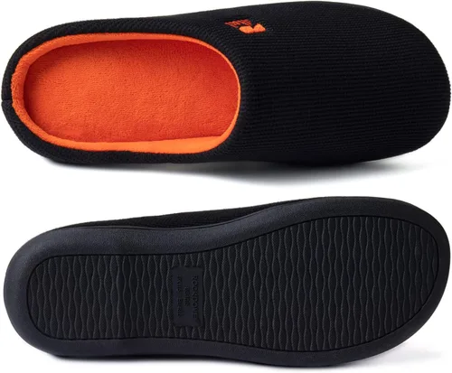 Vista 2 de Pantuflas RockDove para hombre de espuma viscoelástica, dos tonos