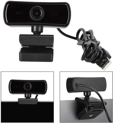 Vista 7 de Cámara, cámara web USB, micrófono integrado, accesorio para computadora, enfoque automático, resolución 4K, lente HD de 2560 x 1440 para transmisión