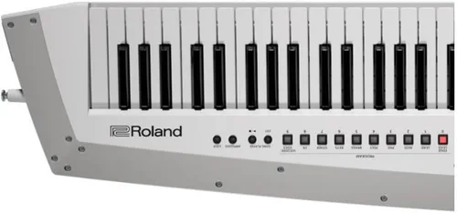 Vista 6 de Roland AX-Edge Keytar de 49 teclas, con velocidad y canal después del tacto, blanco (AX-EDGE-W)