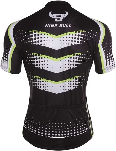 Vista 3 de Conjunto de camiseta de ciclismo para hombre, camiseta reflectante de secado rápido y pantalones cortos de ciclismo acolchados 3D, M