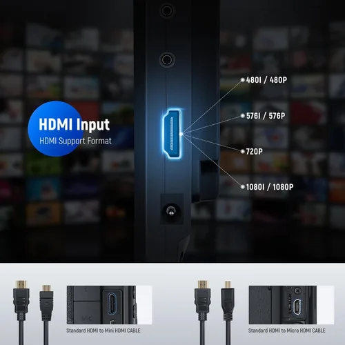 Vista 6 de NEEWER F100 7 "Versión mejorada Cámara Monitor de campo IPS 450nit 1080p