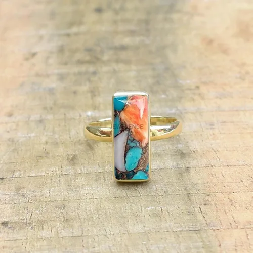 Vista 47 de Anillo de plata de ley maciza superpuesta de oro amarillo de 18 quilates para mujer, anillo de compromiso de plata esterlina, juego de bisel