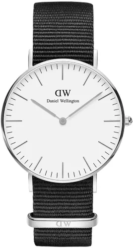 Vista 10 de Daniel Wellington Reloj Clásico Tela Oro Rosa (Poliéster)