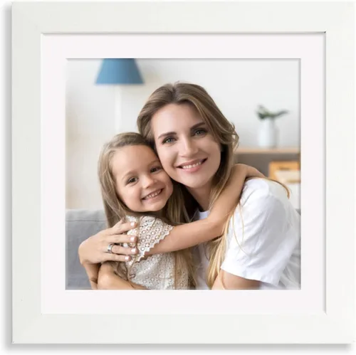 Vista 40 de YK artwood Impresiones en lienzo personalizadas con tus fotos, marco personalizado de 8 x 8 pulgadas, marco moderno de madera negra con tu foto