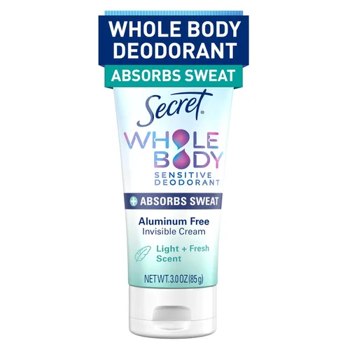 Vista 14 de Secret Desodorante para Todo el Cuerpo en Barra de Secado Rápido + Absorbe el Sudor para Mujeres, Ingredientes Naturalmente Derivados, Aroma